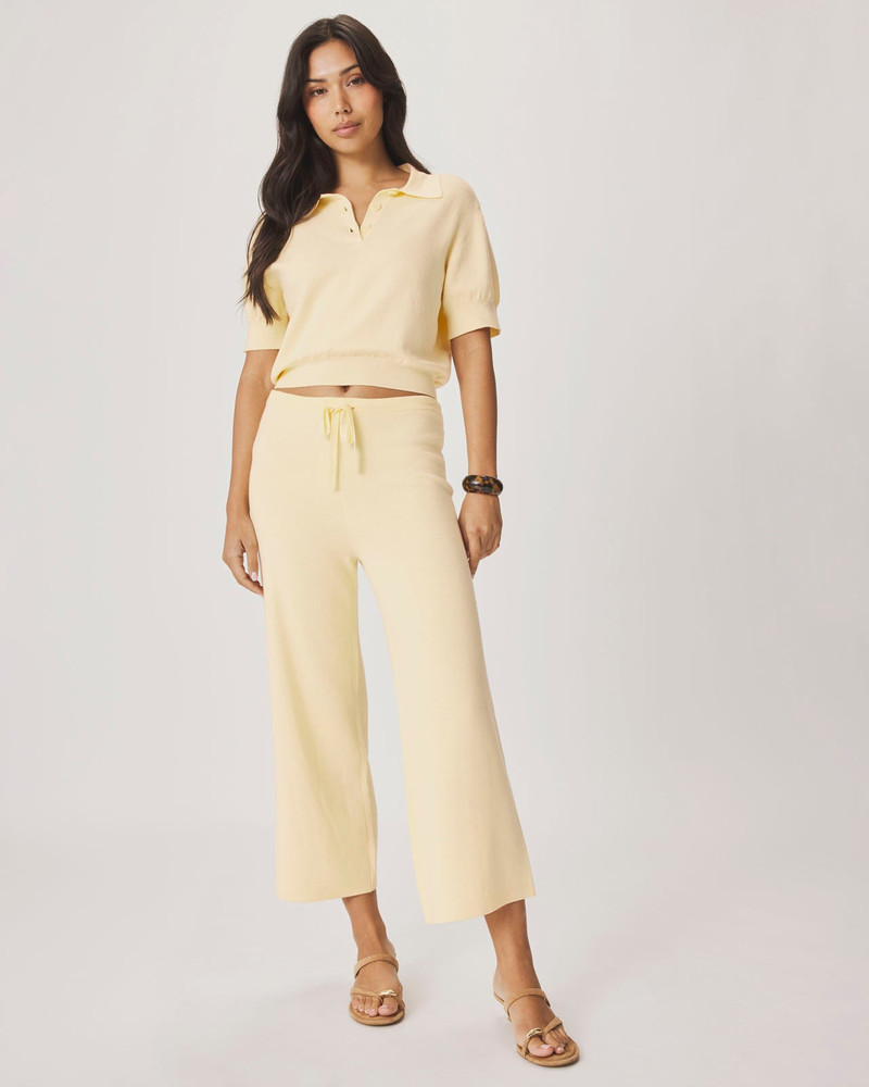 Splendid Christa Polo Short Sleeve Sweater outlook