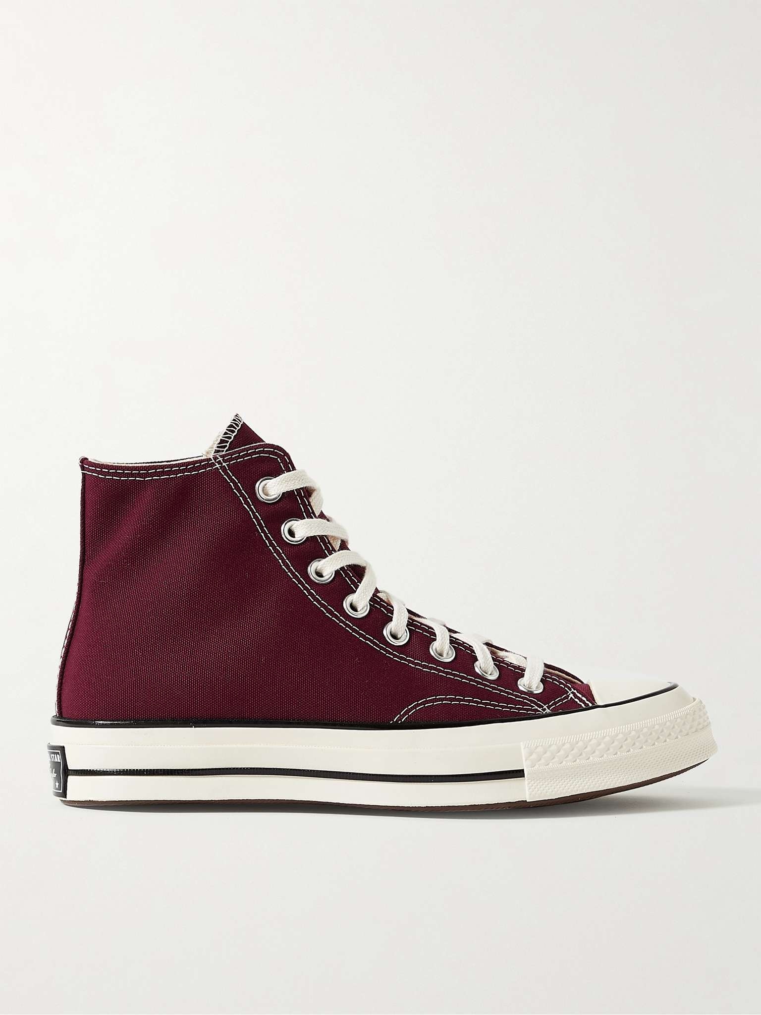 Converse burgundy high tops online