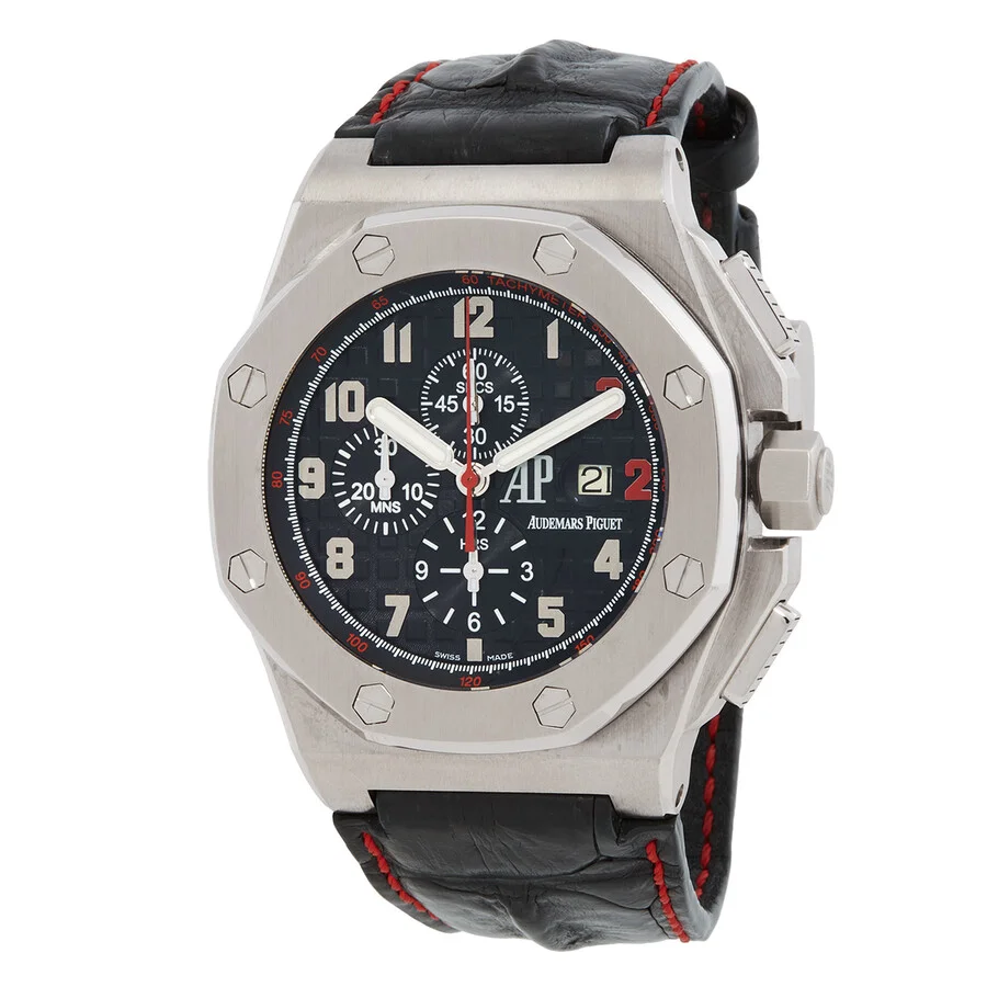 Pre-owned Audemars Piguet Royal Oak Offshore Shaquille O'Neal Chronograph Automatic Black Dial Men's - 1