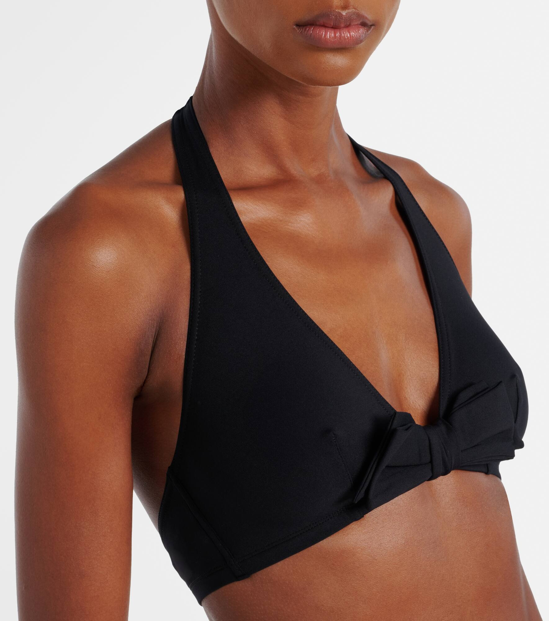 Halterneck bikini top - 4
