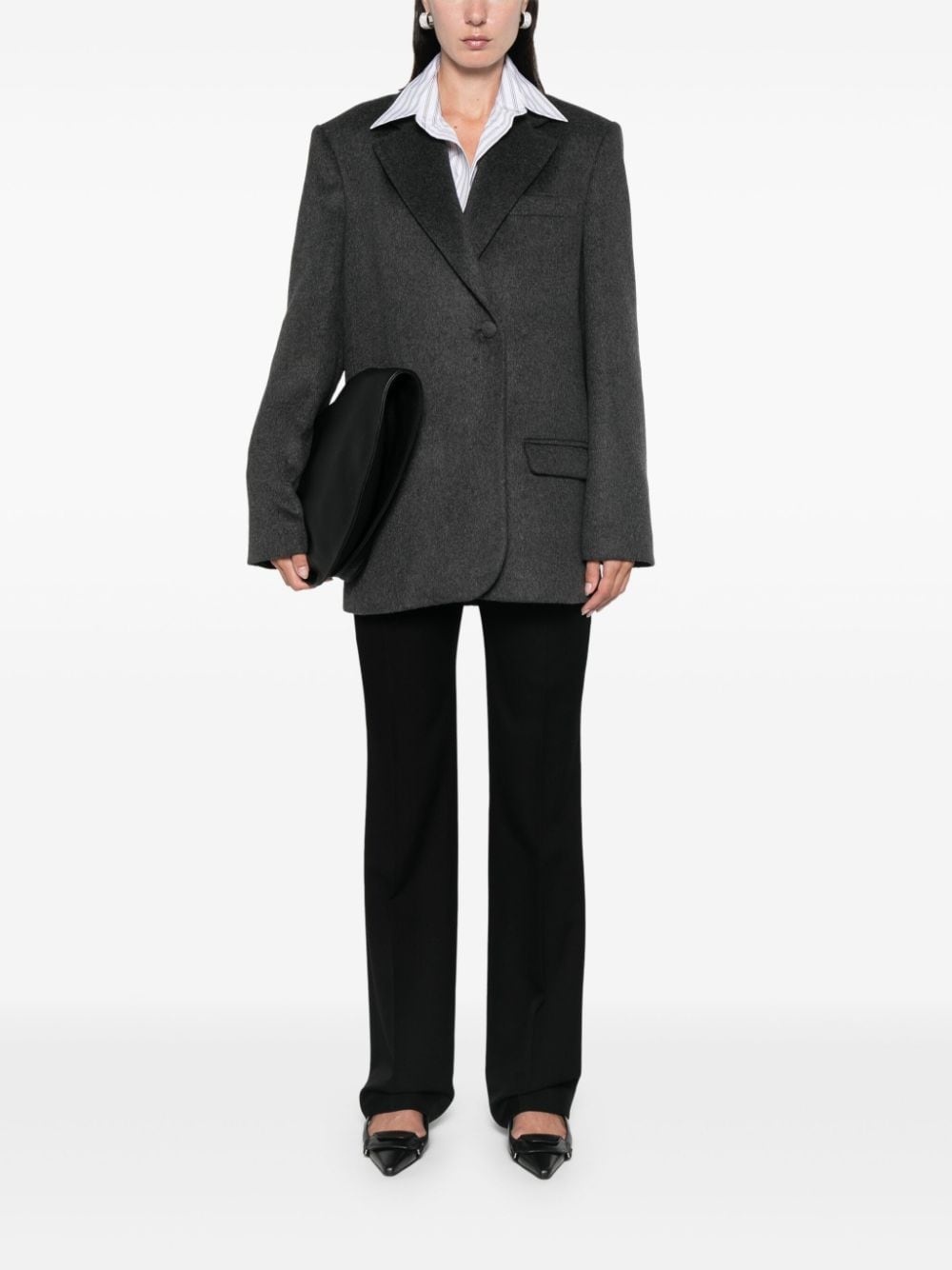 mélange blazer - 2