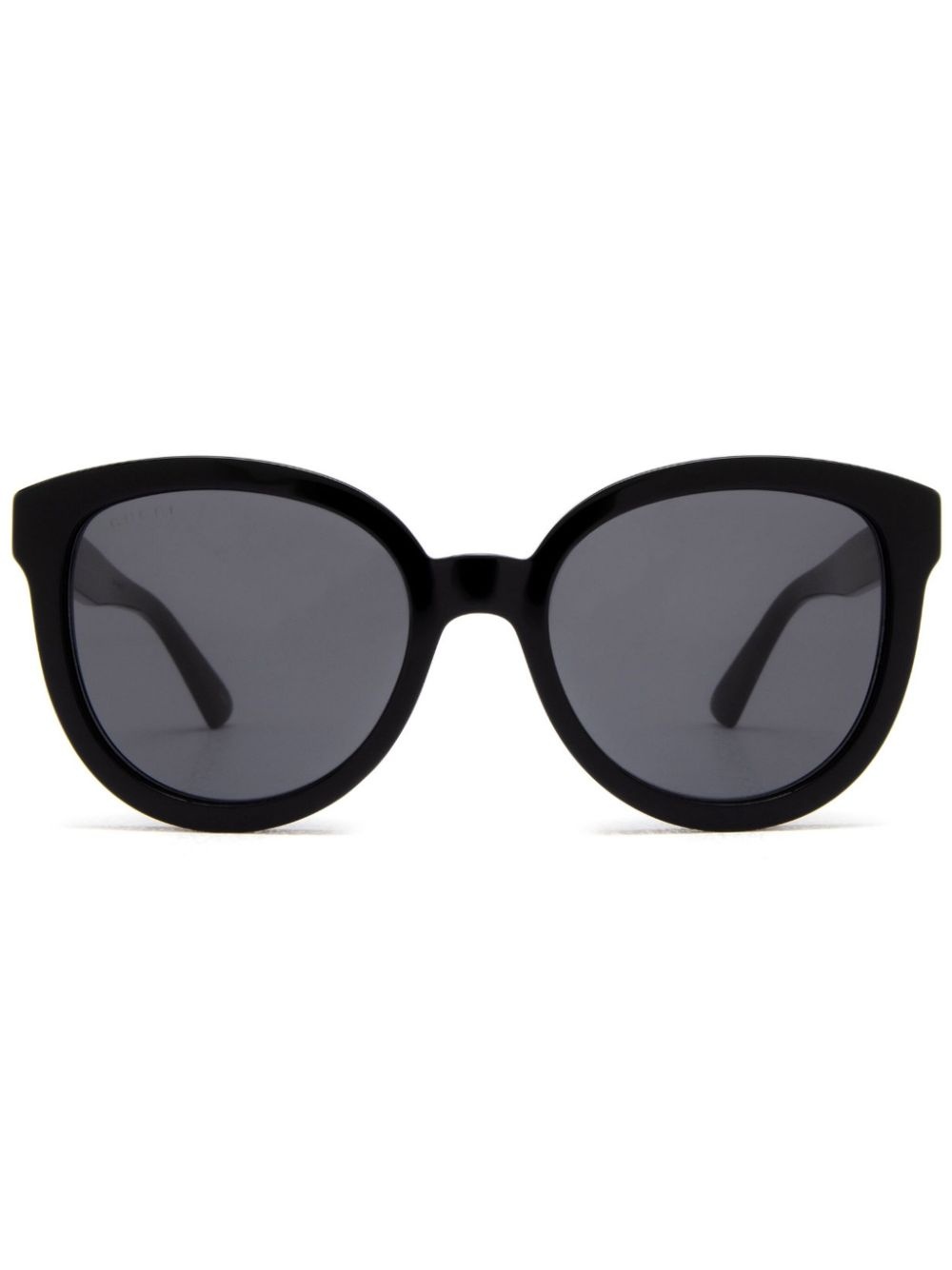 logo-plaque cat-eye sunglasses - 1