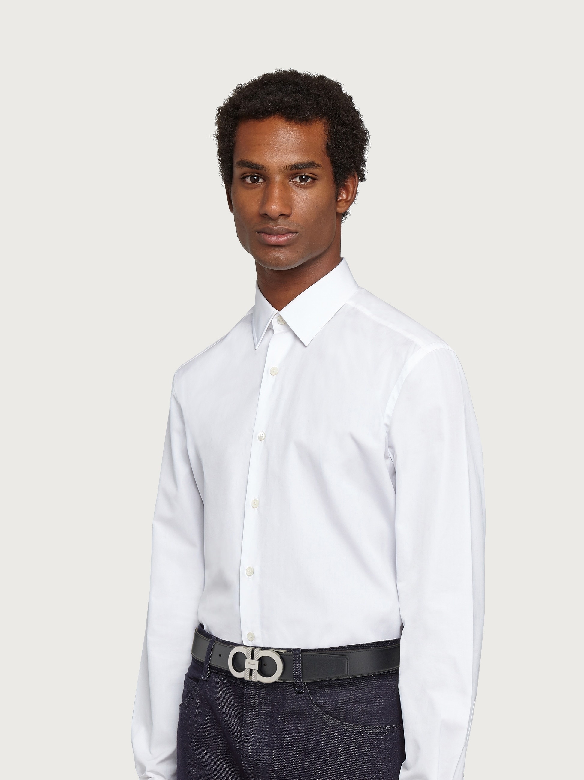 Reversible and adjustable Gancini belt - 4