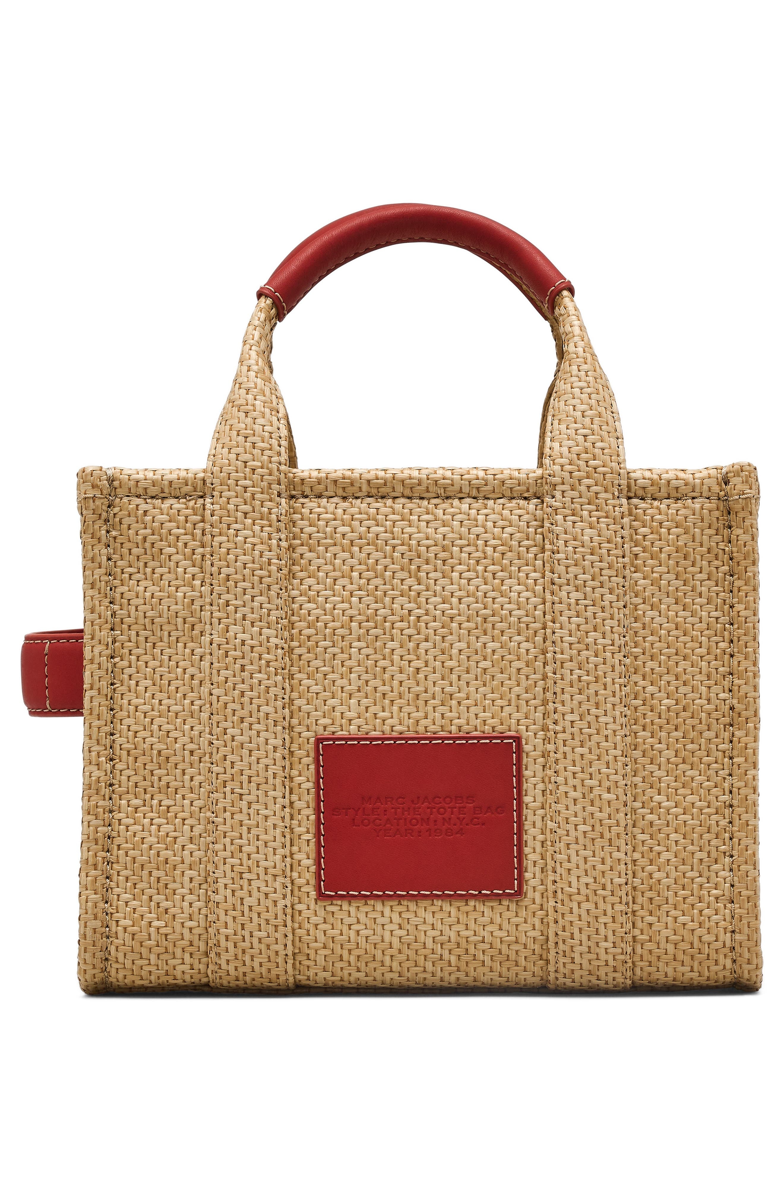 Marc Jacobs The Small Faux Raffia Tote in Natural at Nordstrom - 4