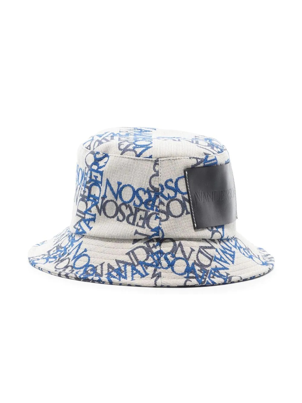 logo-jacquard bucket hat - 4