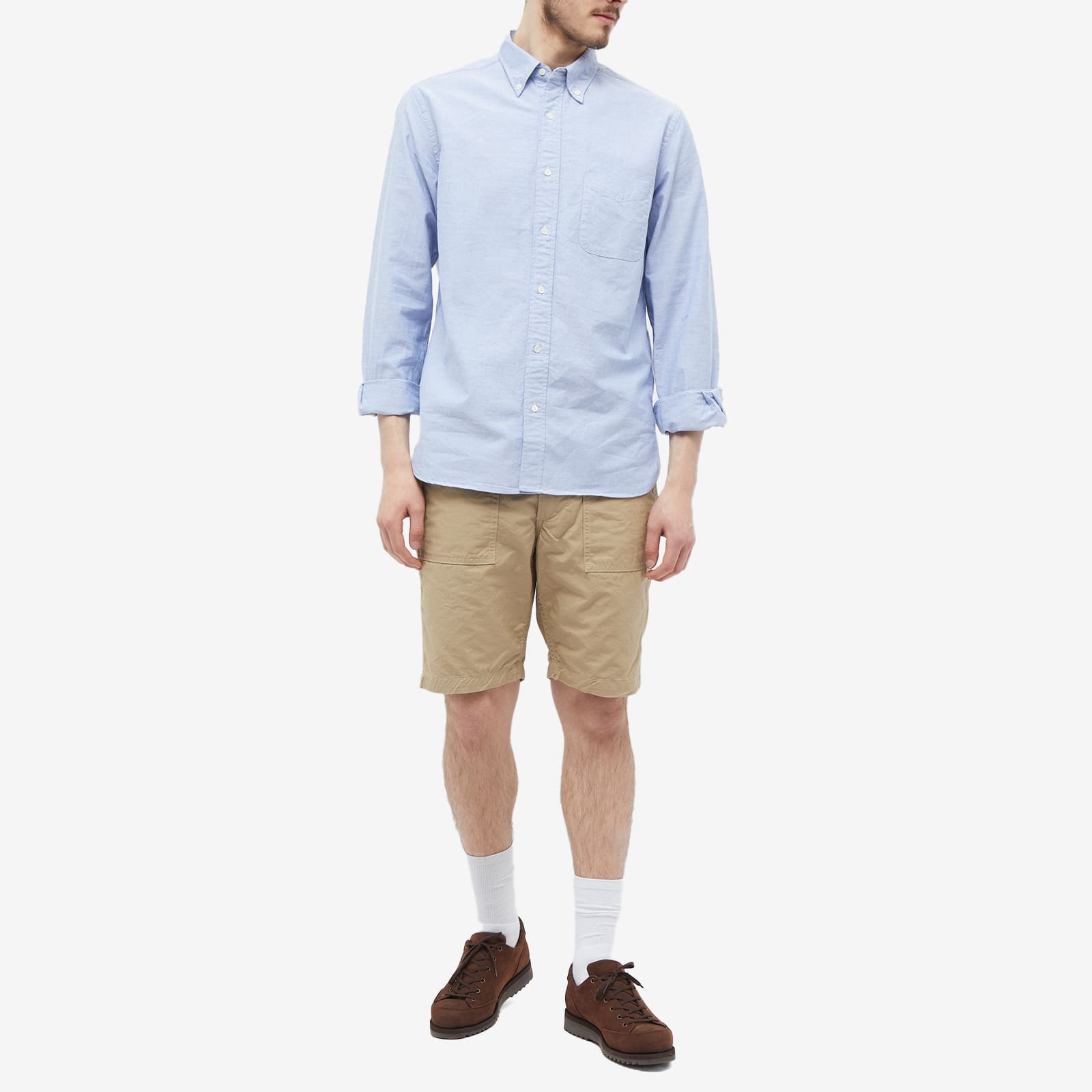 Beams Plus Button Down Oxford Shirt - 4