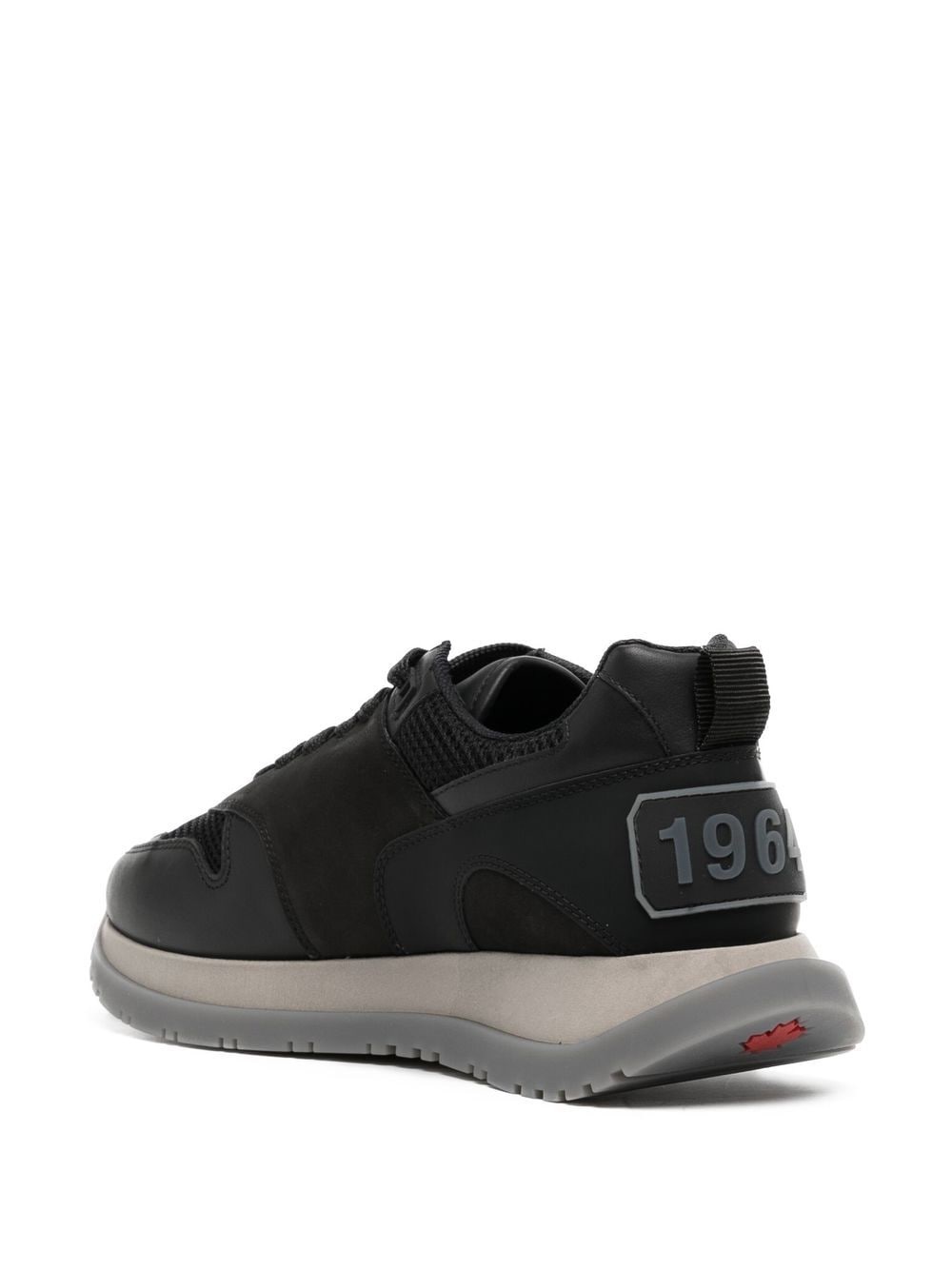 logo platform low-top sneakers - 3