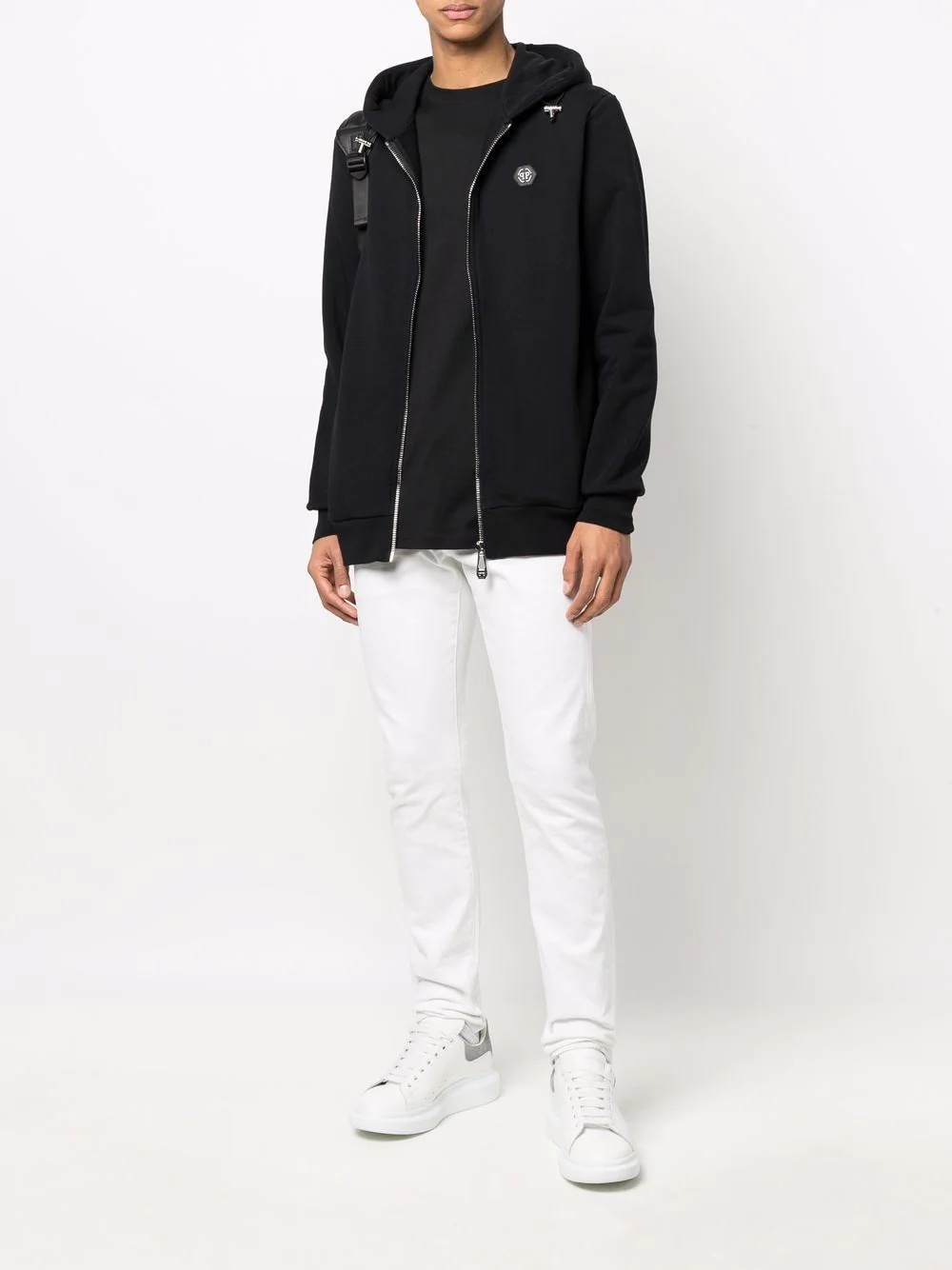 hooded sweat jacket - 2