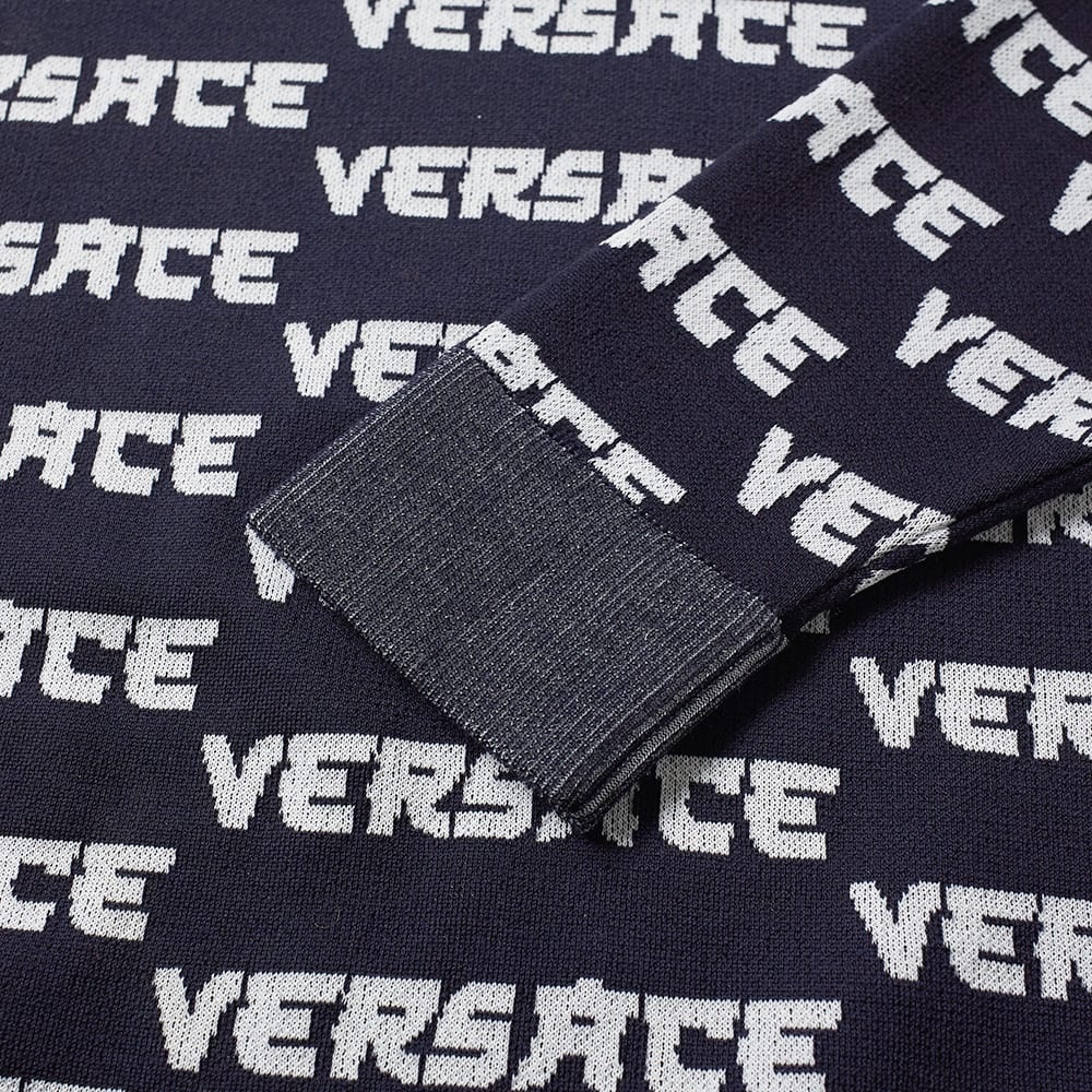 Versace Japanese Logo Intarsia Knit - 3