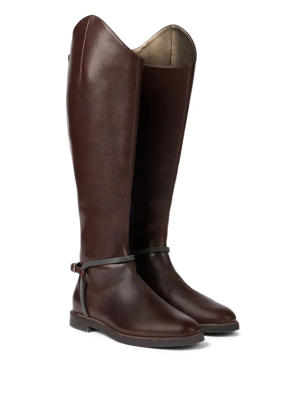Brunello Cucinelli Women Knee Horse Boots - 4