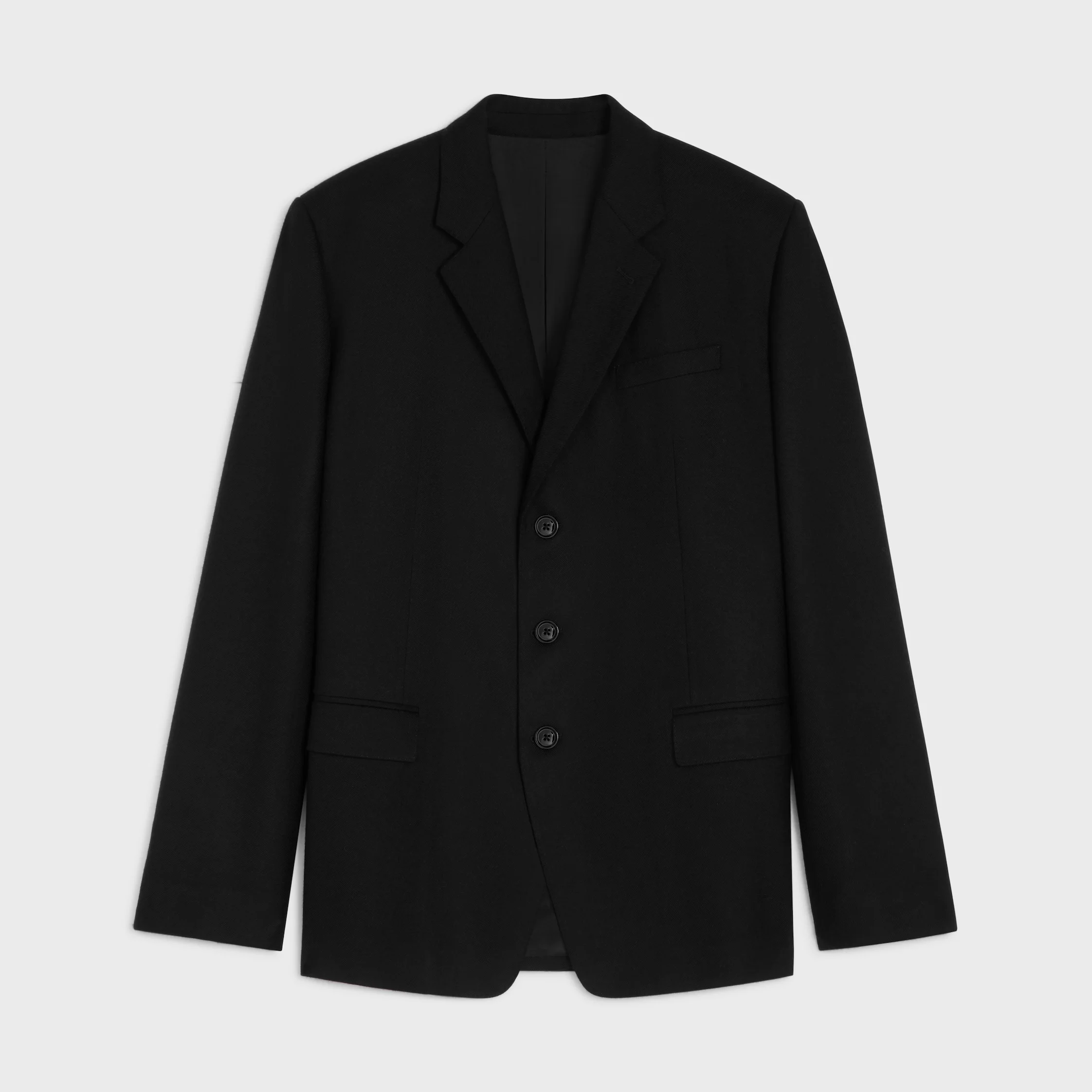 tailored jacket IN CASHMERE TWILL - 1