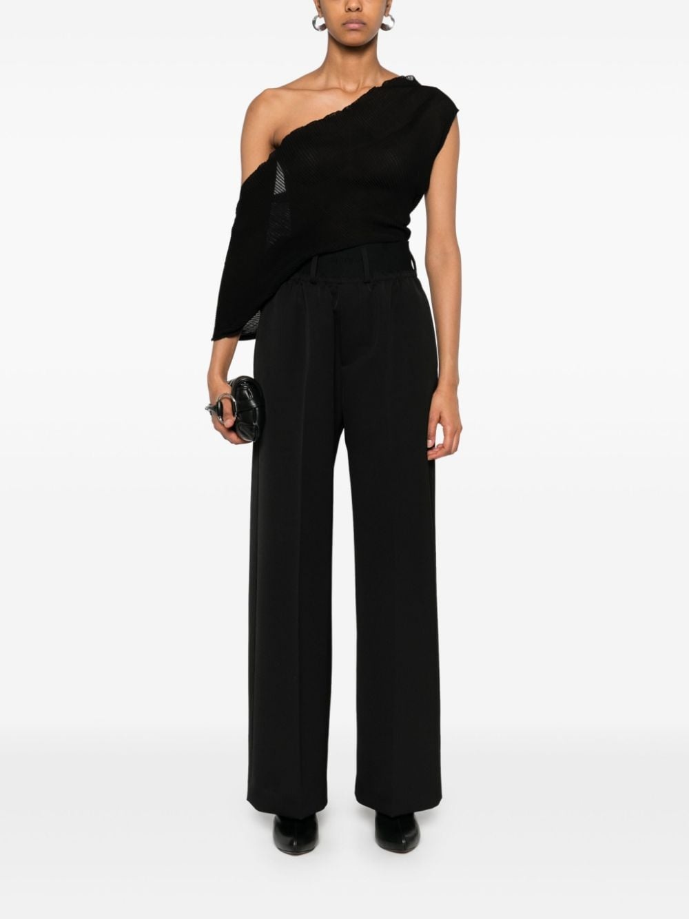 logo-jacquard trousers - 2