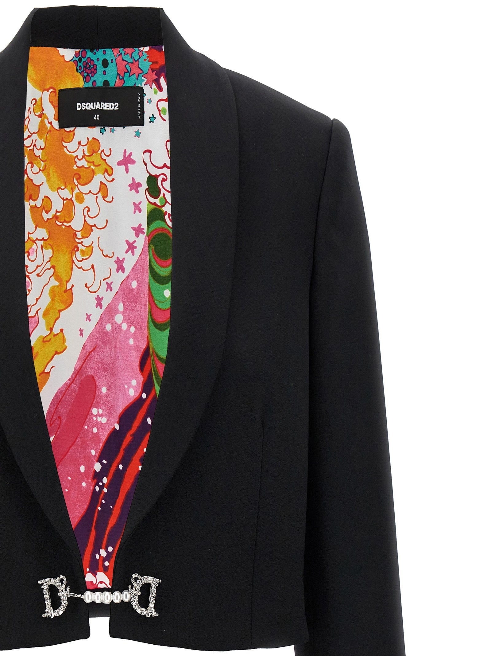 【関税込み】dsquared2 'D2 Jewel' short jacket Dsquared2 'd2 jewel' short jacket available on julian