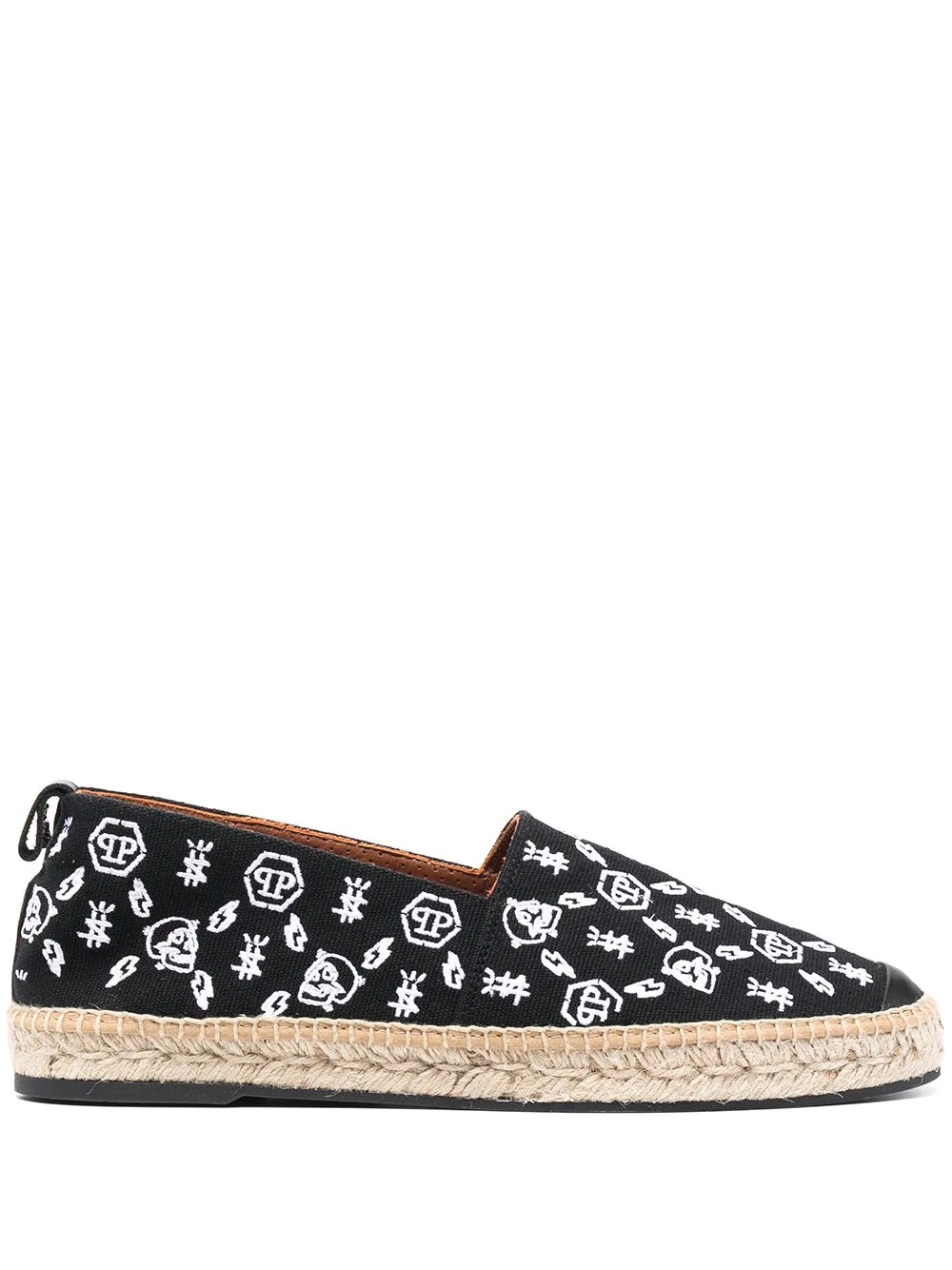 logo-print espadrilles - 1