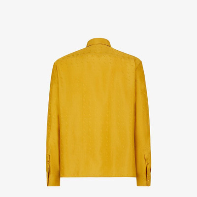 FENDI Yellow silk shirt outlook