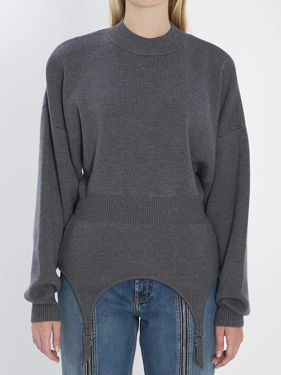 Jean Paul Gaultier Pullover With Lingerie Garter - 1