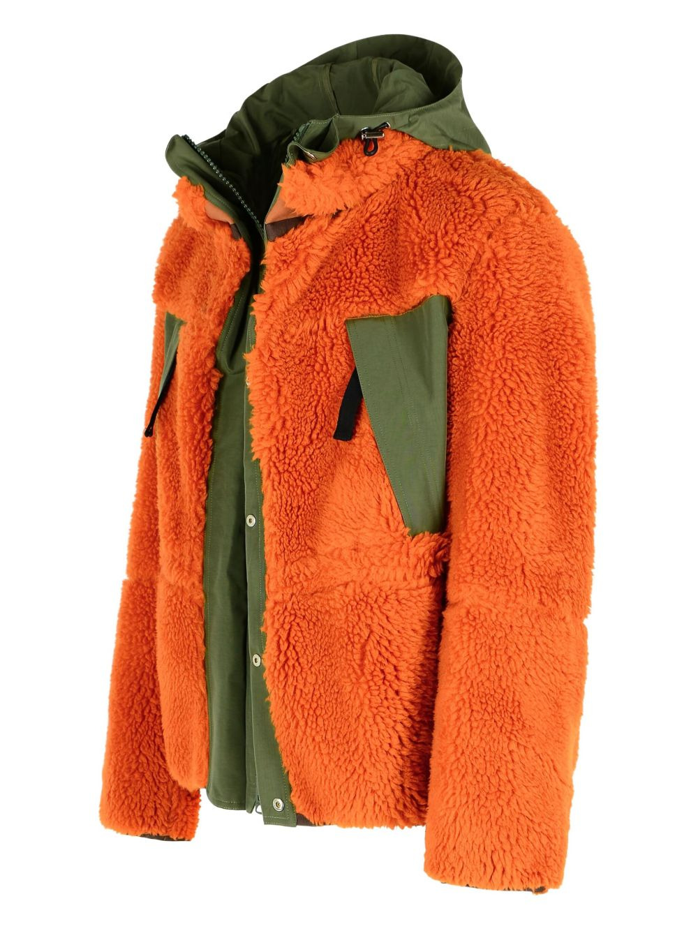 hood sherpa jacket - 3