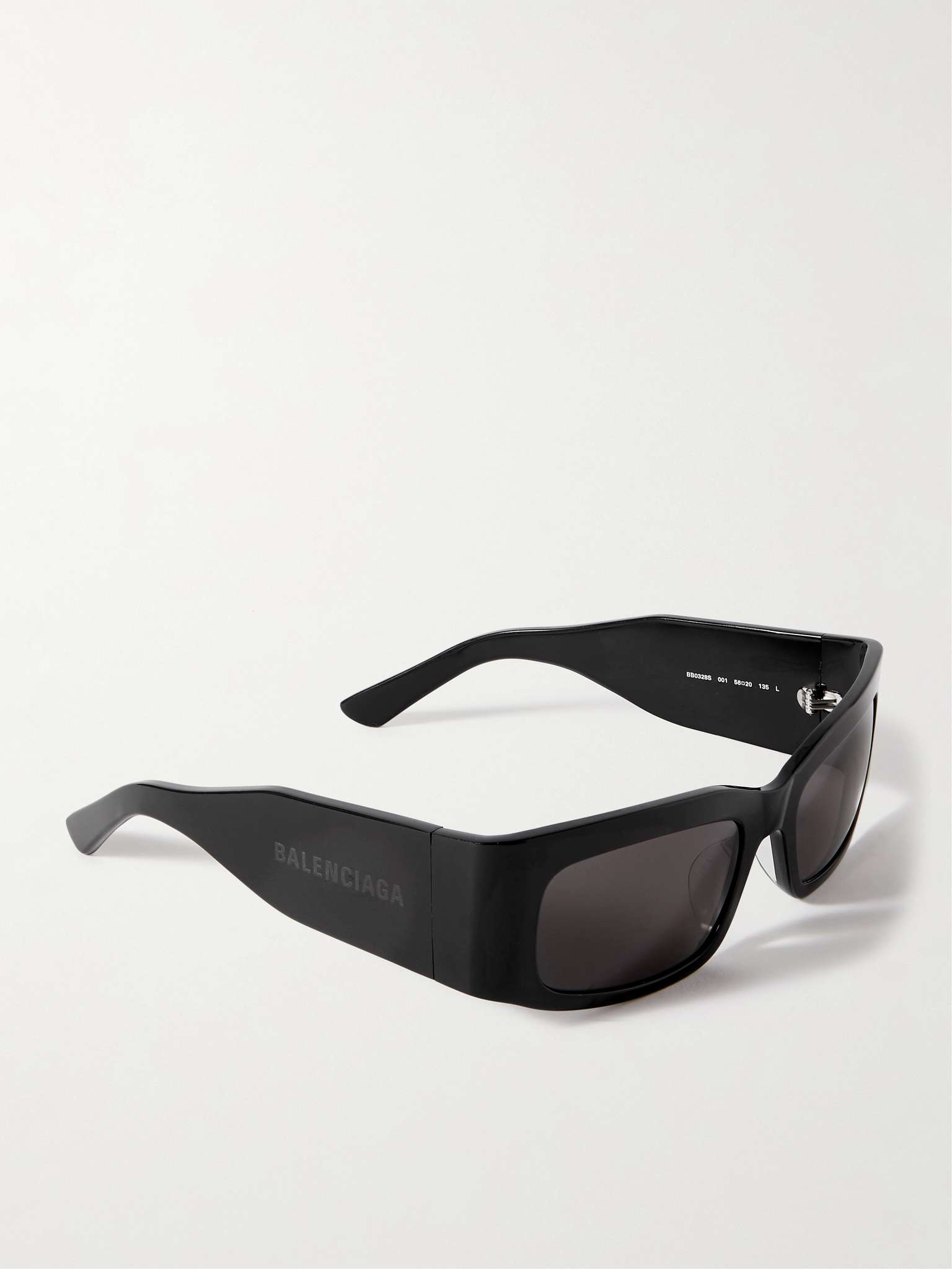 Rectangular-Frame Acetate Sunglasses - 3
