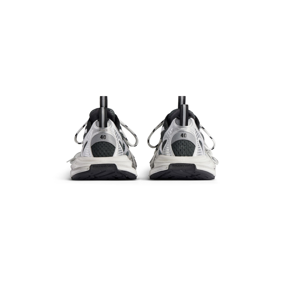 Men's 3xl Gradient Sneaker  in Black/grey/white - 5