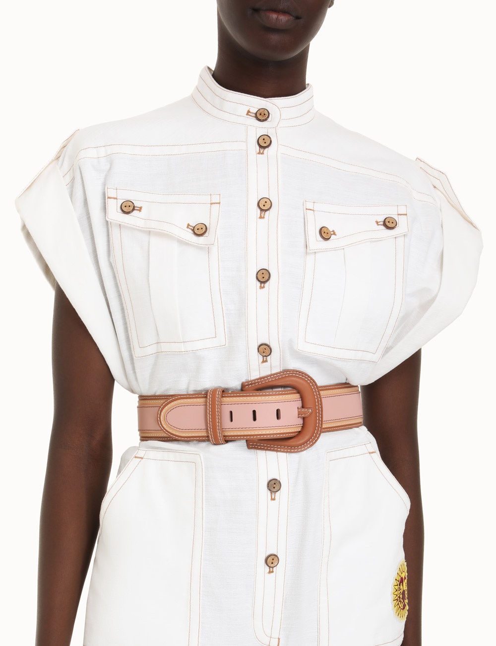 WIDE STRIPE BELT - 2