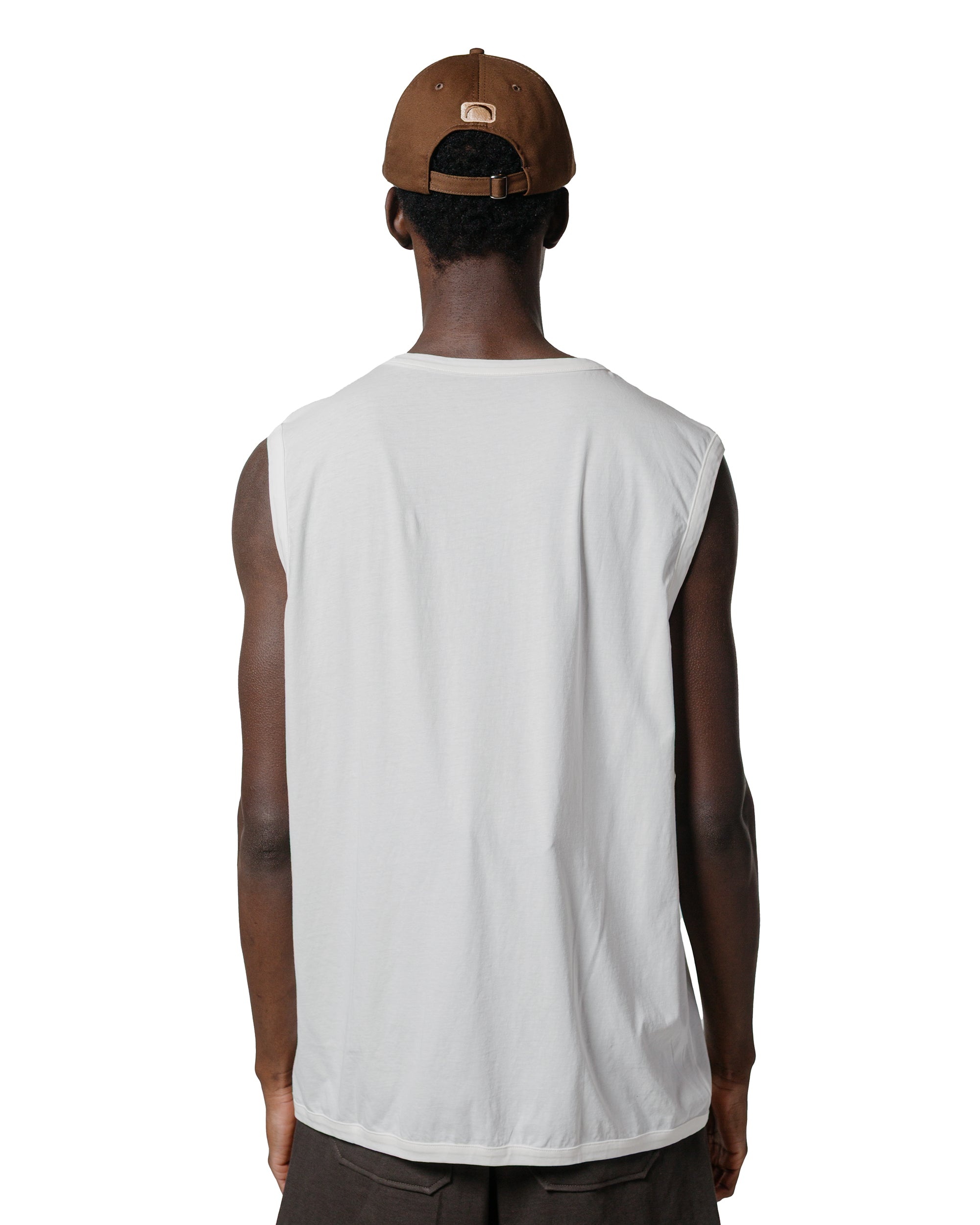 Sleeveless T-Shirt White - 3