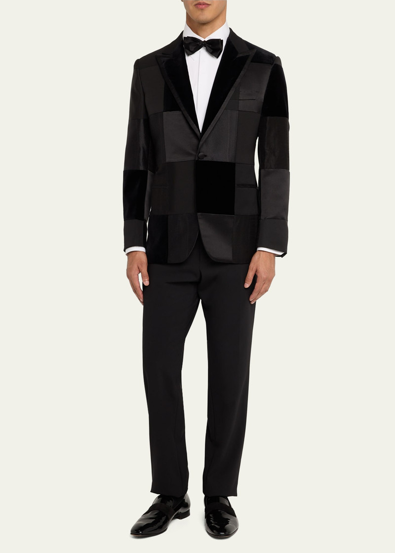 Brioni Men's Virgilio Patchwork Dinner Jacket outlook