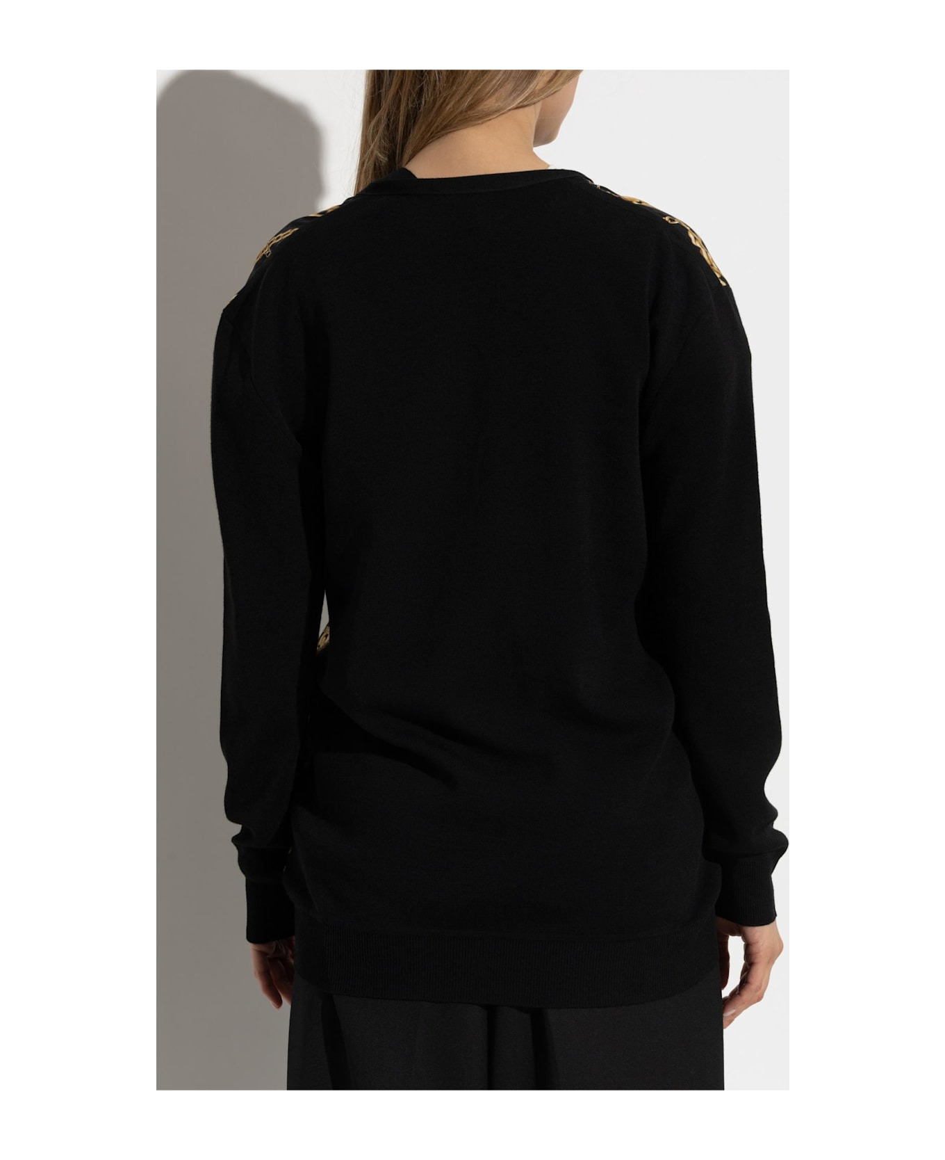 Balmain Cardigan With Combined Fabrics - 4