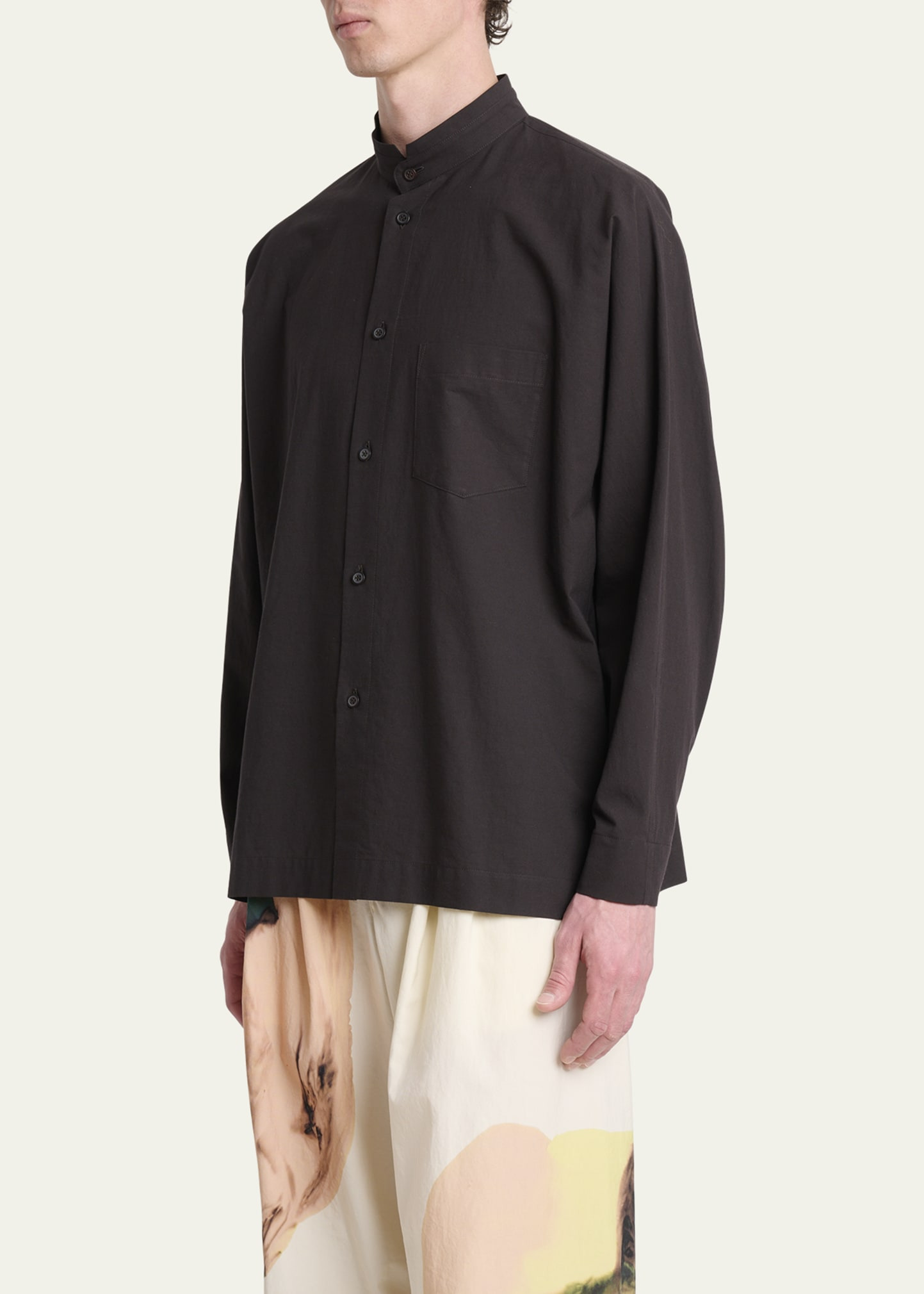 Men's Streamline Cotton Button-Down Shirt - 4