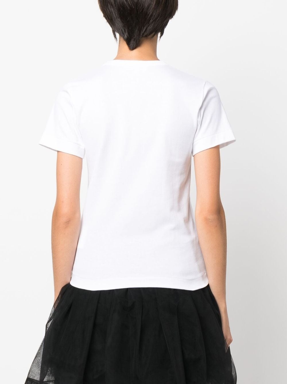heart-print cotton T-shirt - 4