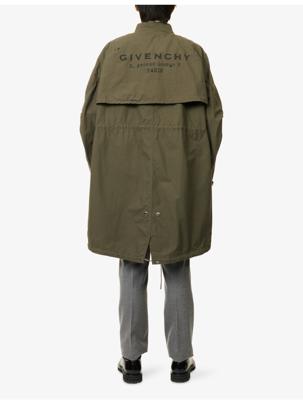 Twisted Logo-Print Cotton-Blend Parka - 4