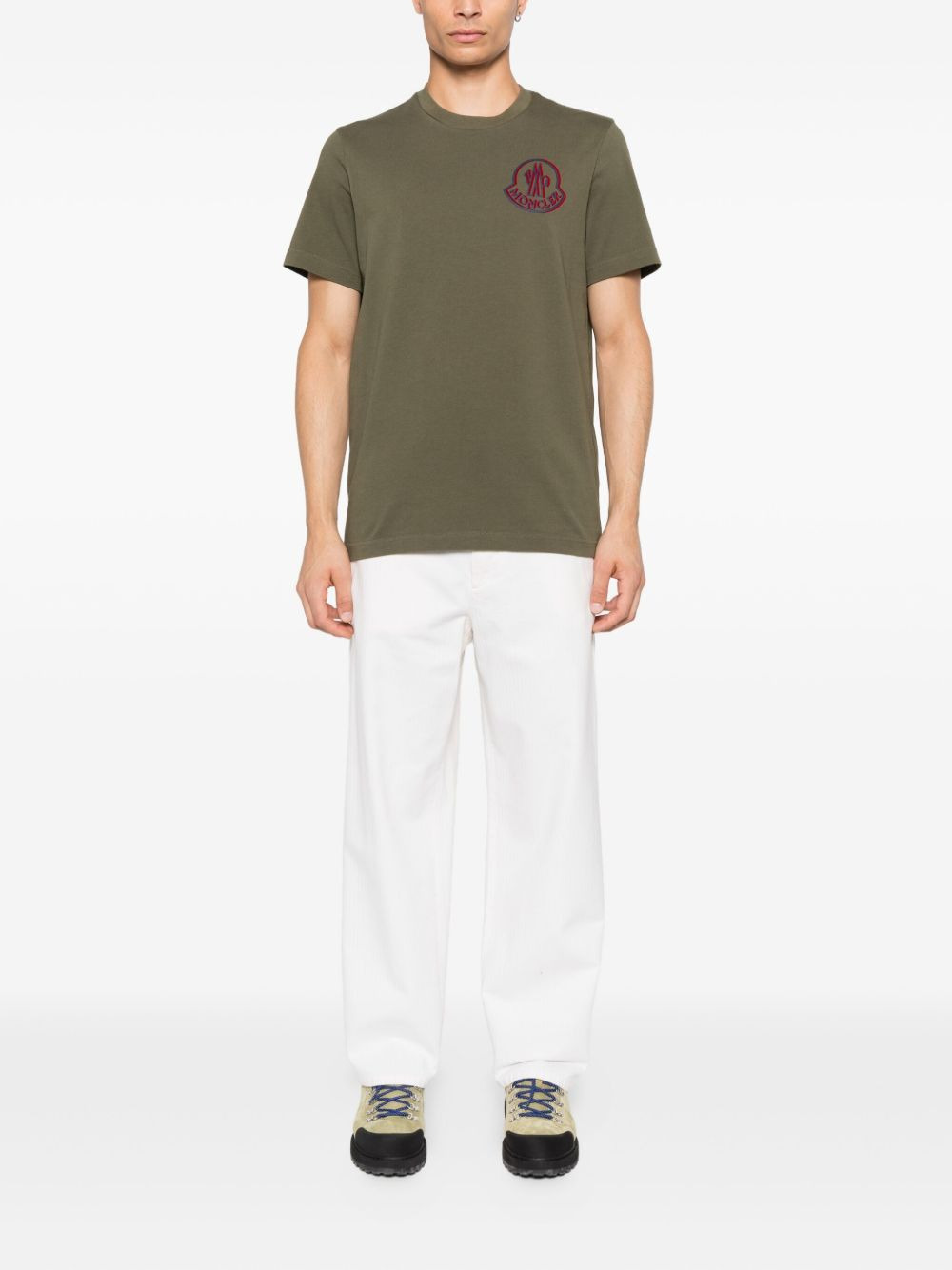 logo-embroidered T-shirt - 2