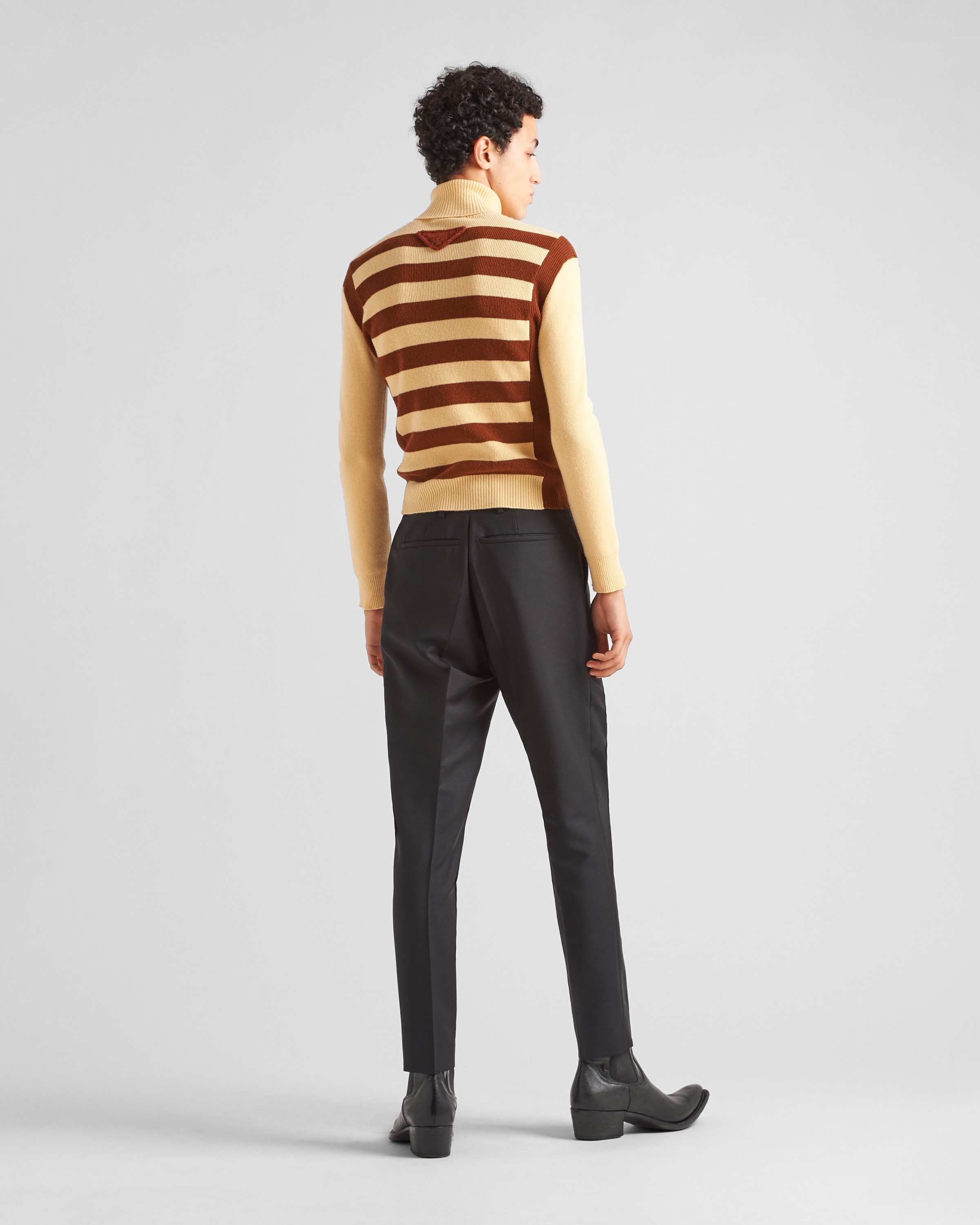 Lambswool turtleneck sweater - 5
