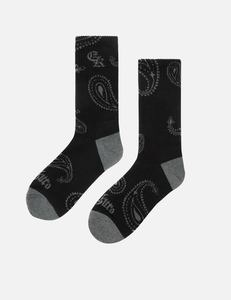 All-over Paisley and EVISUKURO Jacquard Socks 1