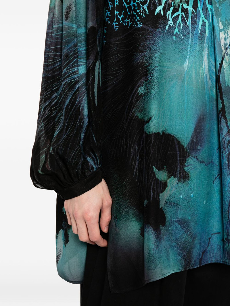 graphic-print camp-collar shirt 5