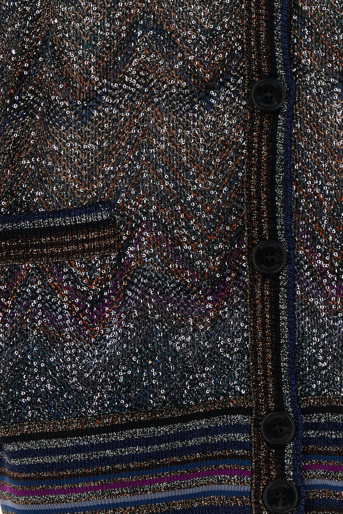 Multicolor viscose blend cardigan - 3