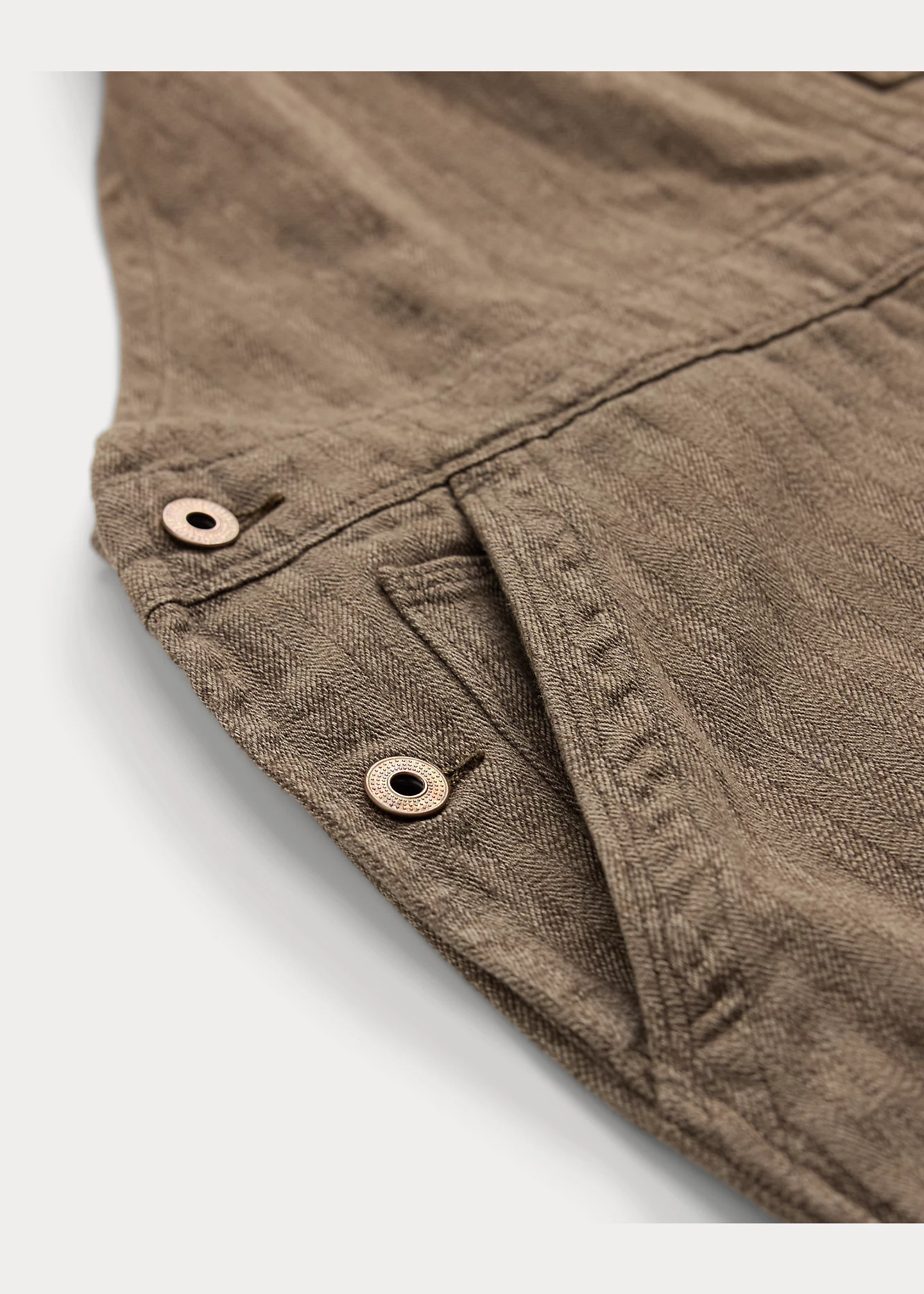 Striped Jaspé Herringbone Overall - 4