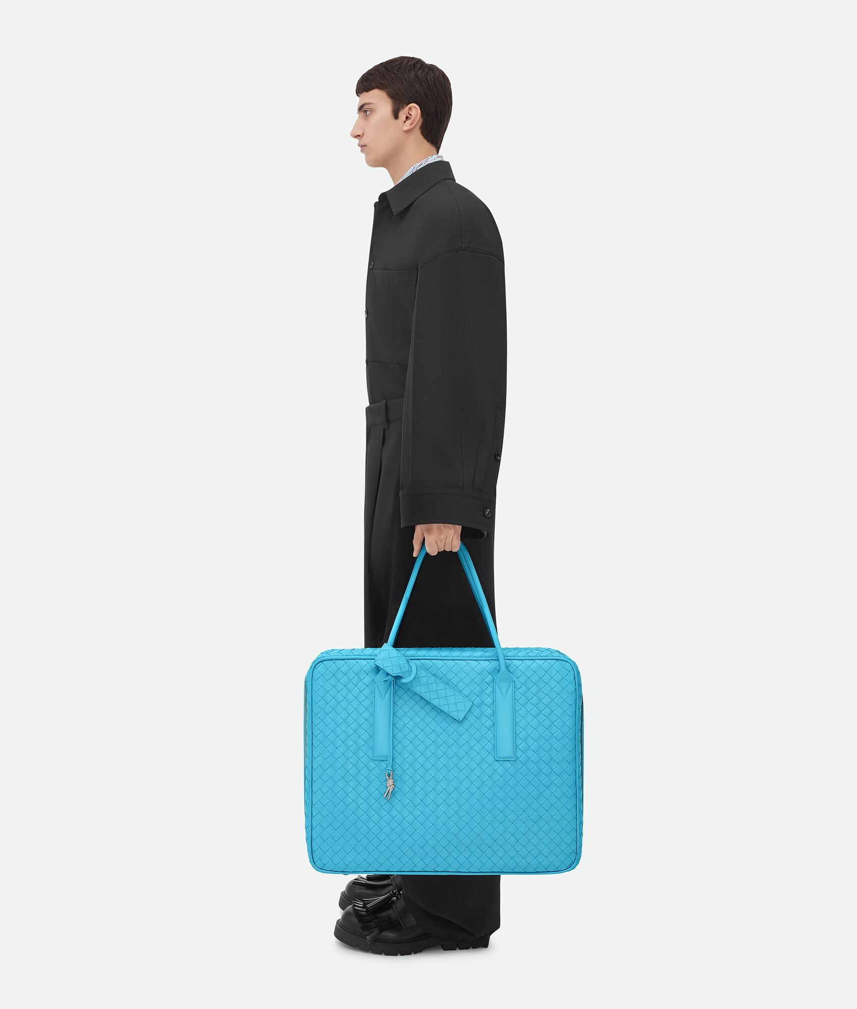 Intrecciato Long Tag Holder - 4
