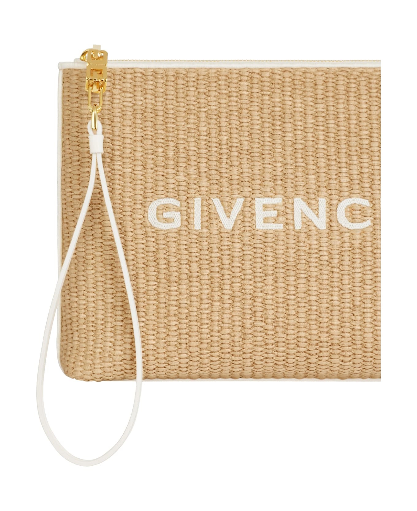 Givenchy Clutch In Natural Raffia - 4