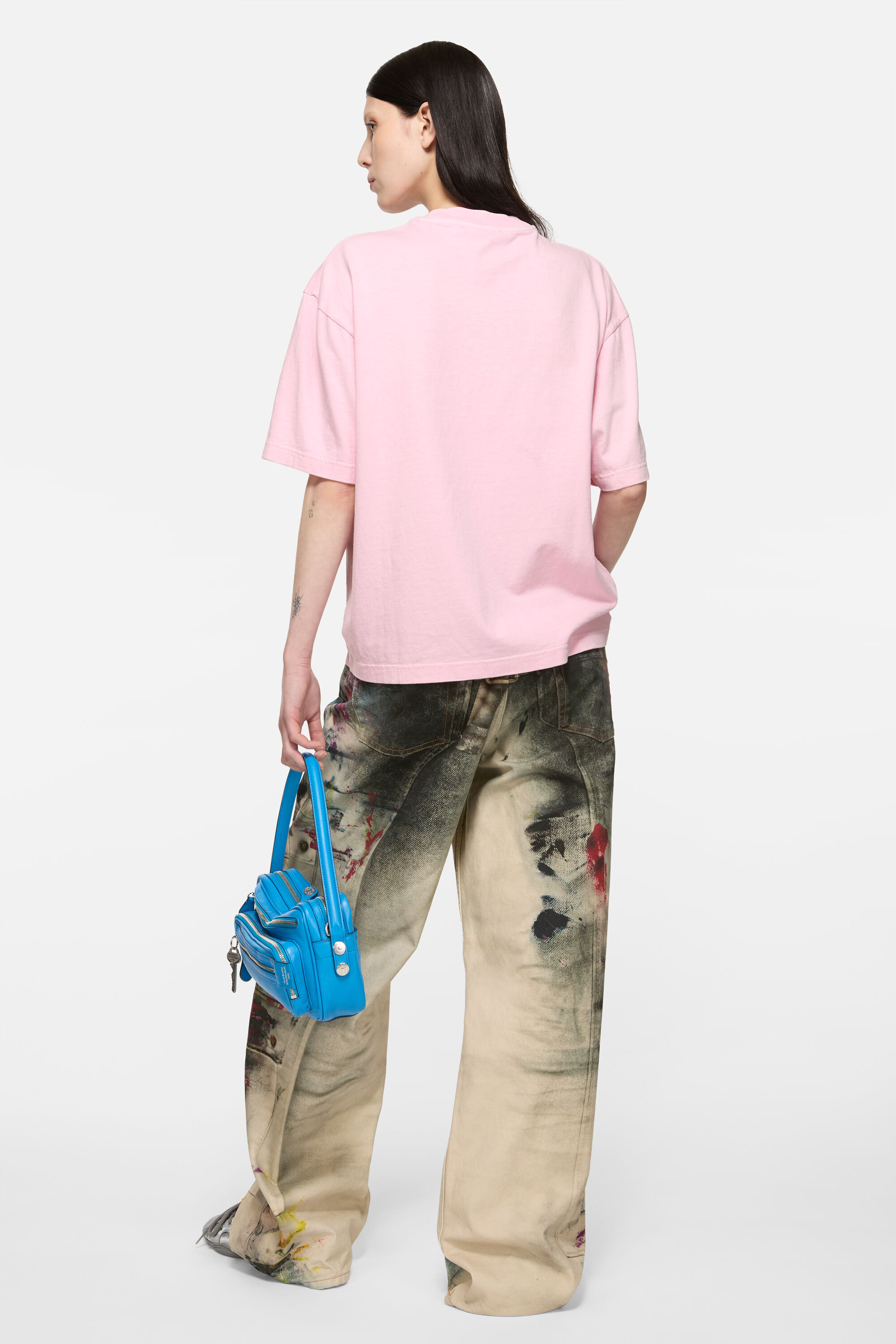 Logo t-shirt - Baby pink - 3