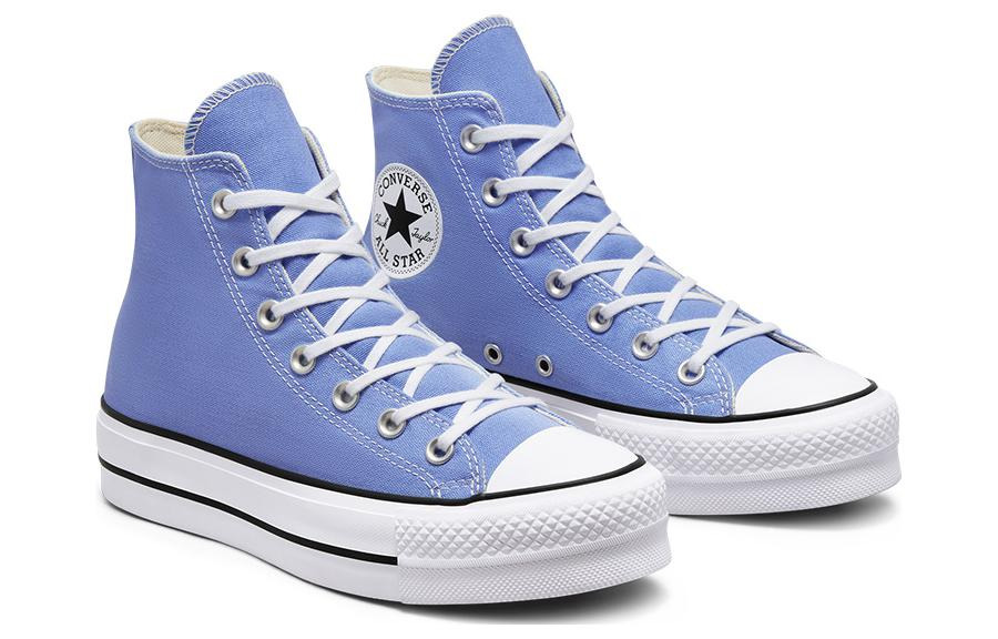 (WMNS) Converse Chuck Taylor All Star Lift Platform Seasonal Color High Top 'Royal Pulse' A00908C - 3
