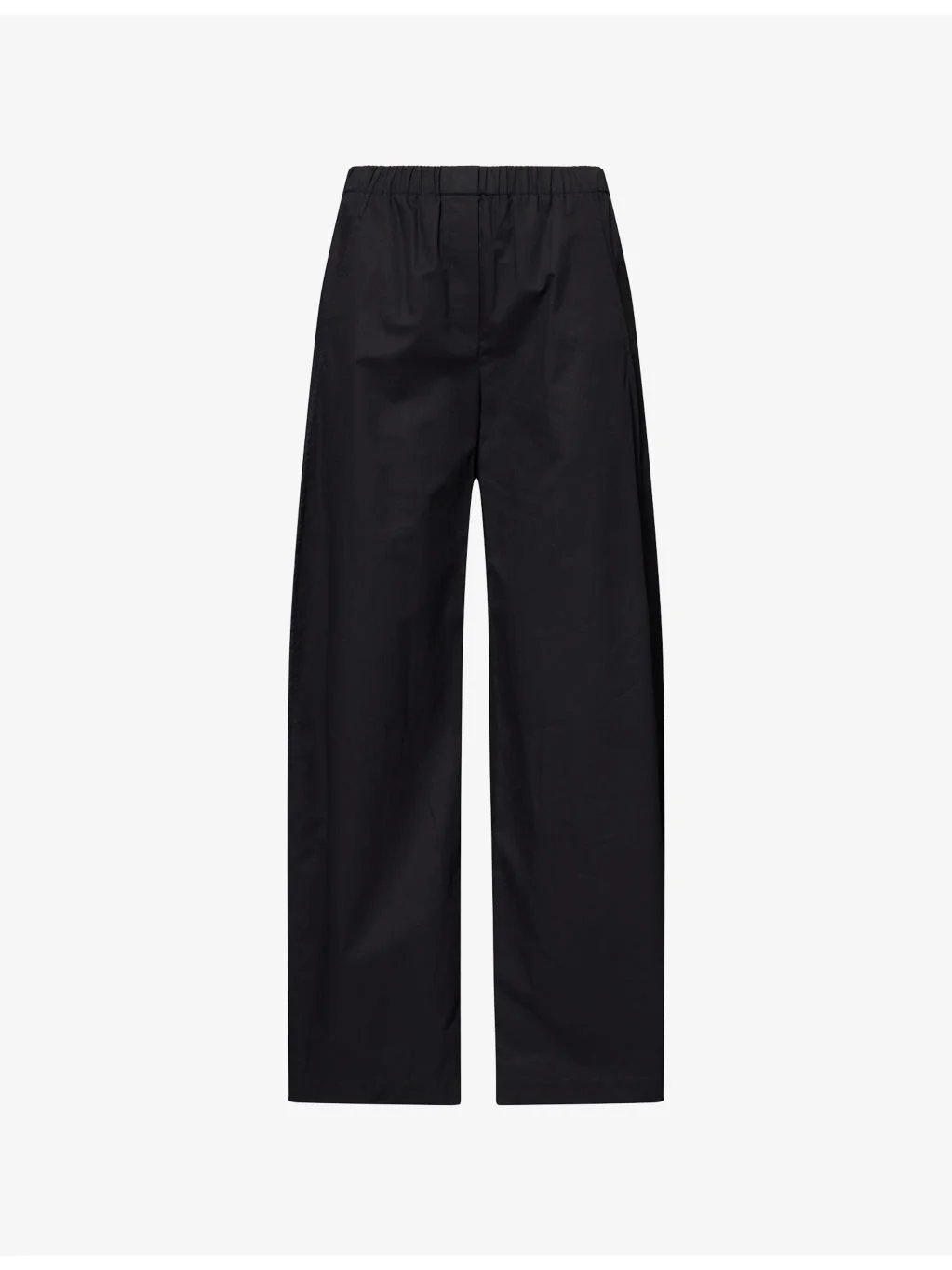 Wide-Leg Parachute Cotton Trousers - 1
