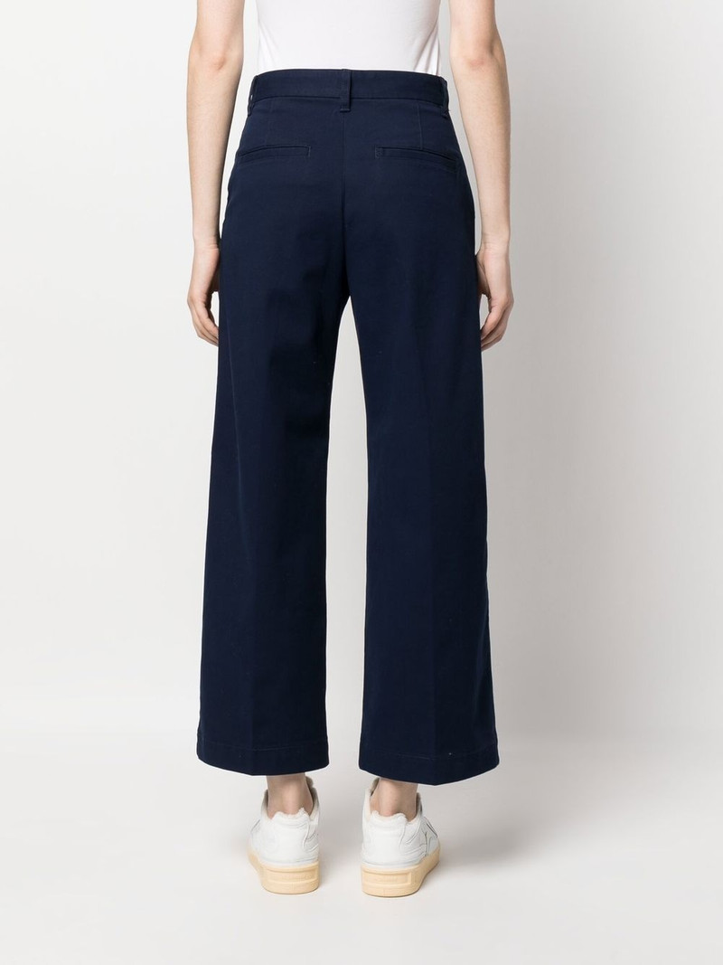 wide-leg cropped chinos 4