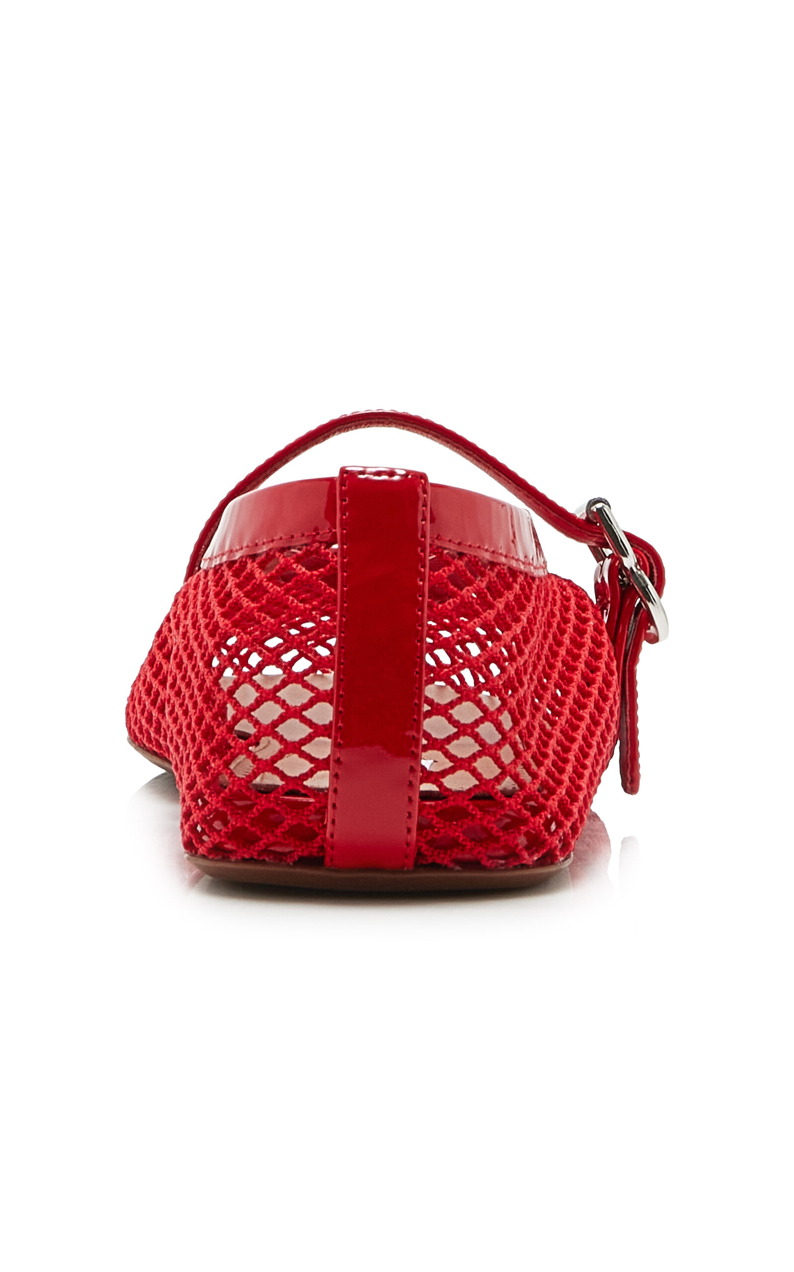 Fishnet Ballet Flats red - 4