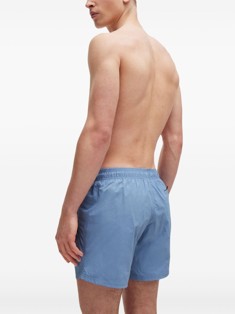 logo-print swim shorts - 4