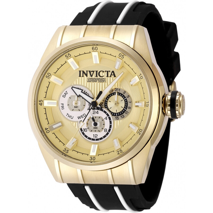 Invicta - Invicta Speedway Quartz Gold Dial Men's Watch 49056 - 1