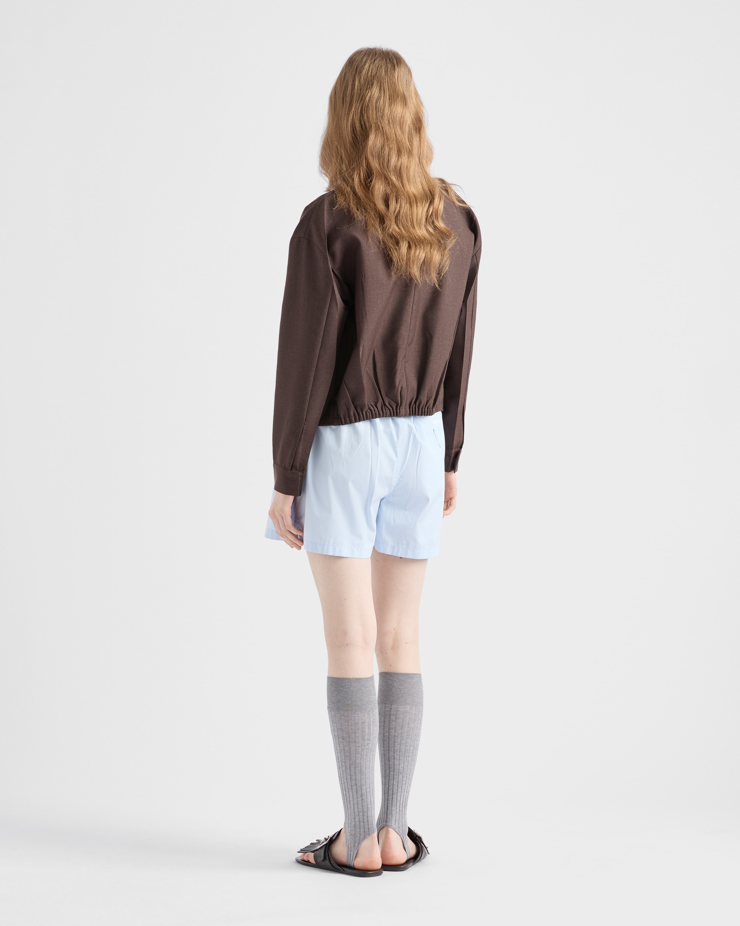 Kid mohair blouson jacket - 5