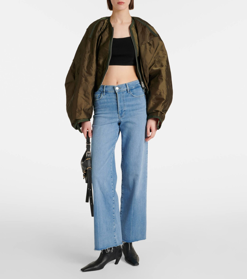Le Slim Palazzo high-rise wide-leg jeans 7
