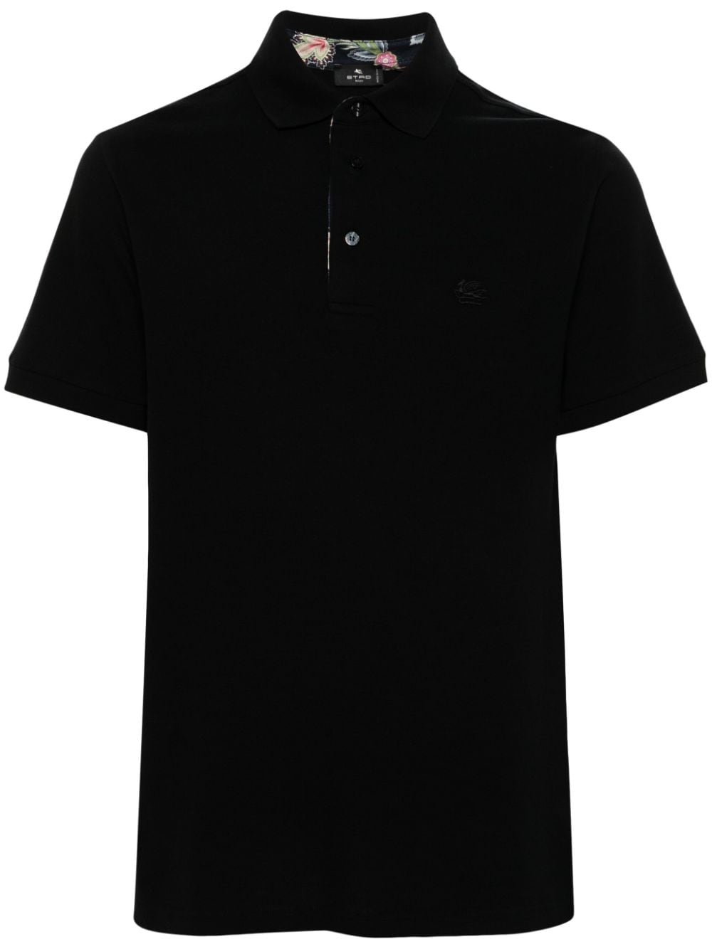 Pegaso-motif polo shirt - 1