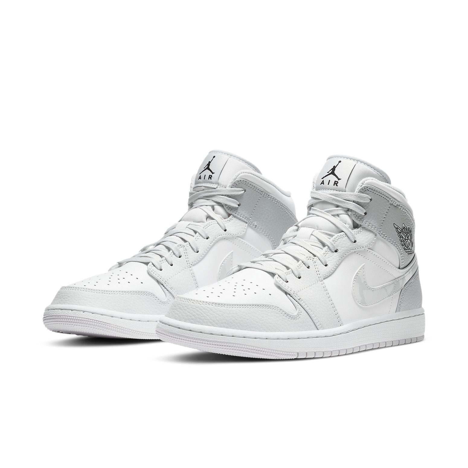 Air Jordan 1 Mid 'Swoosh Logo - Grey Camo' DC9035-100 - 3