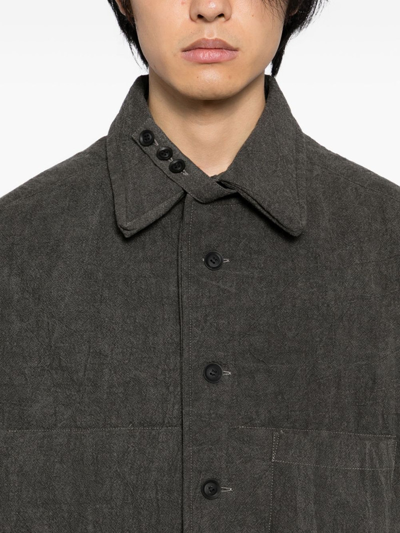 gusset-collar padded jacket 5